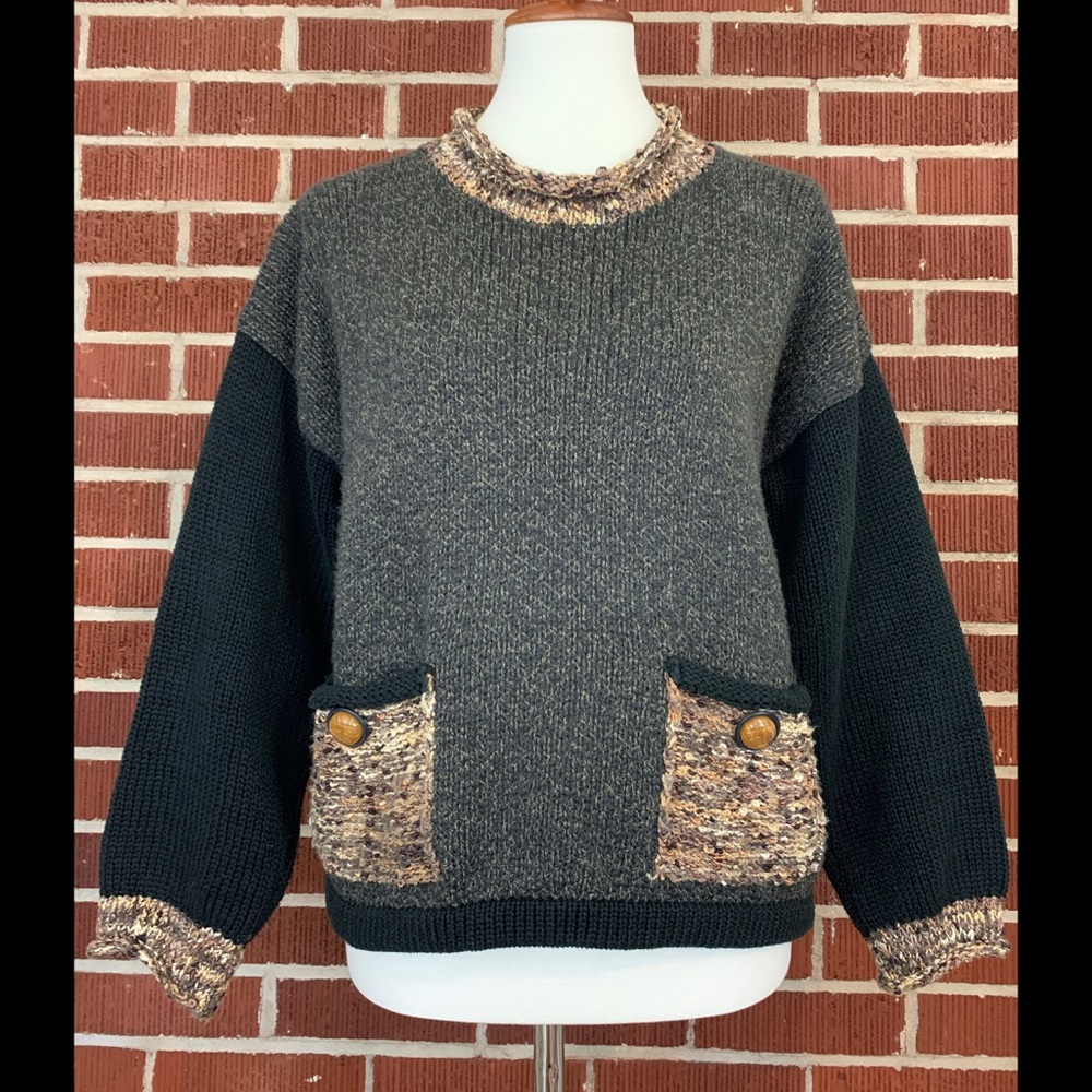 Ani Barrie Made in USA Knit Sweater with Pockets